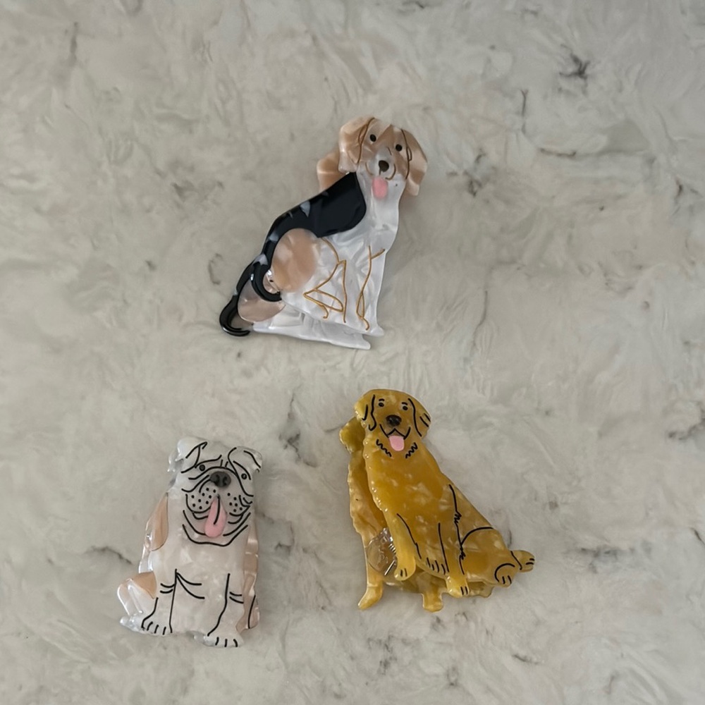 CUTE! Dog-Themed Hair Clips